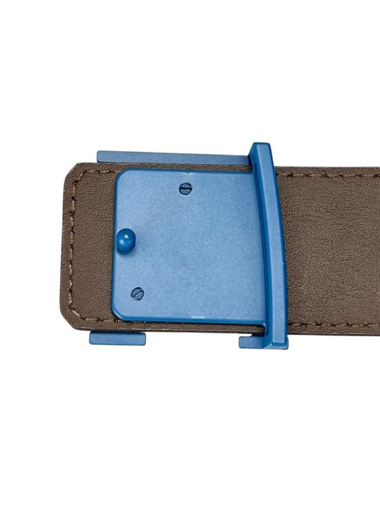 Louis Vuitton Ceinture LV Initial 40 Epi Leather Belt Blue Brown main image 8